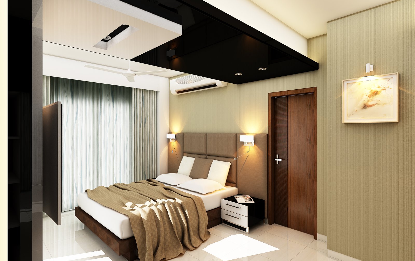 Modern Bed Room — custom furniture by Dream Interior & Architects