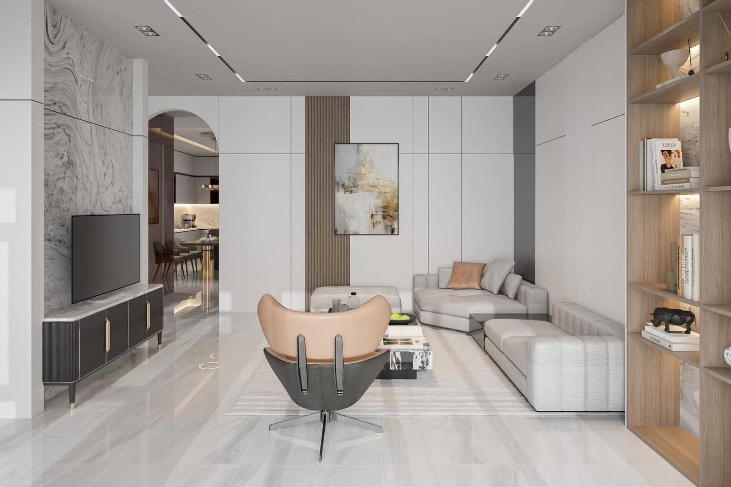 Drawing Room — custom furniture by Dream Interior & Architects